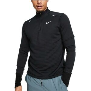Nike Therma-FIT Repel Element 1/2-Zip Running Top. Black Size S #1457 NWT